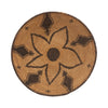 Apache Basket with Flower Design, Native, Basketry, Plate