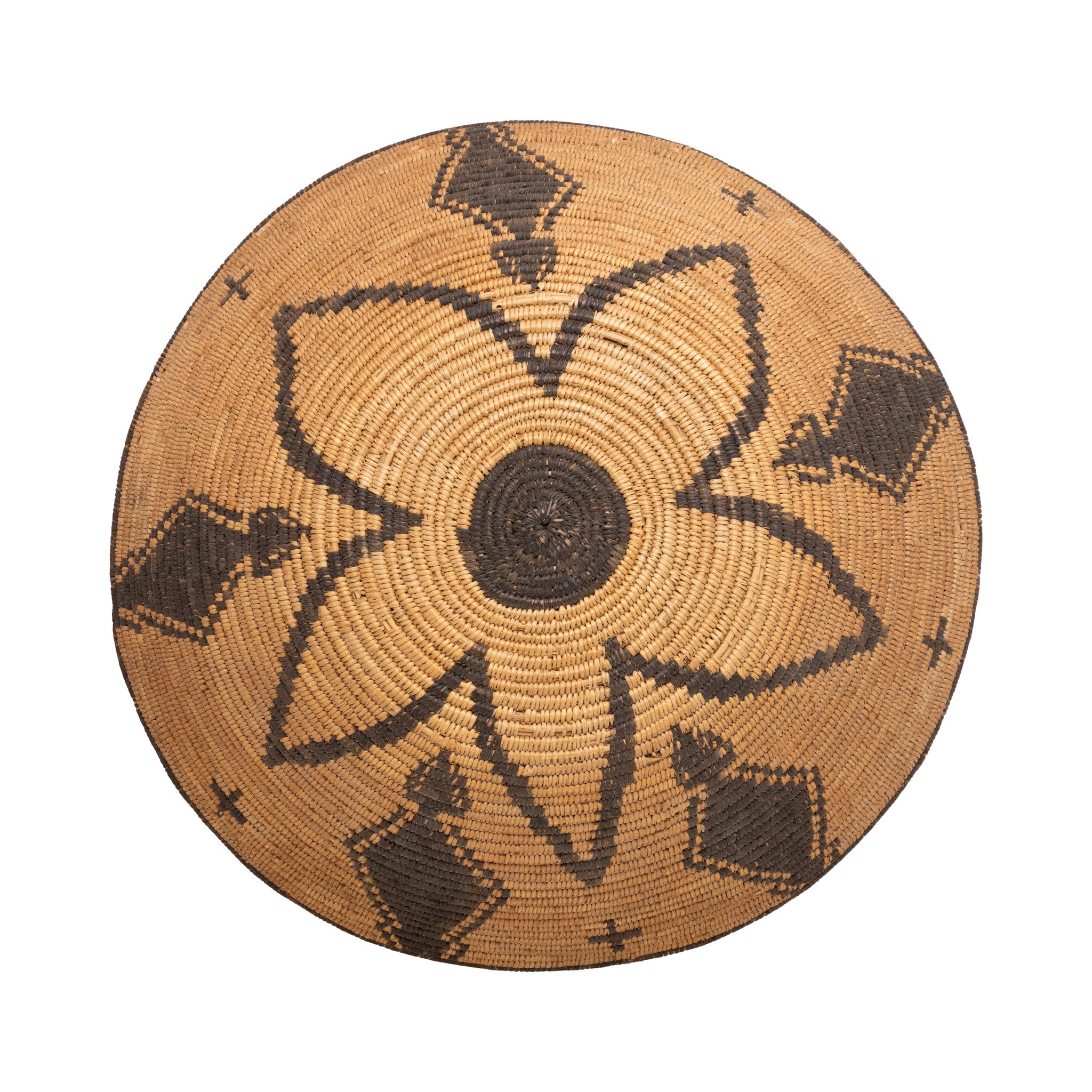 Apache Basket with Flower Design
