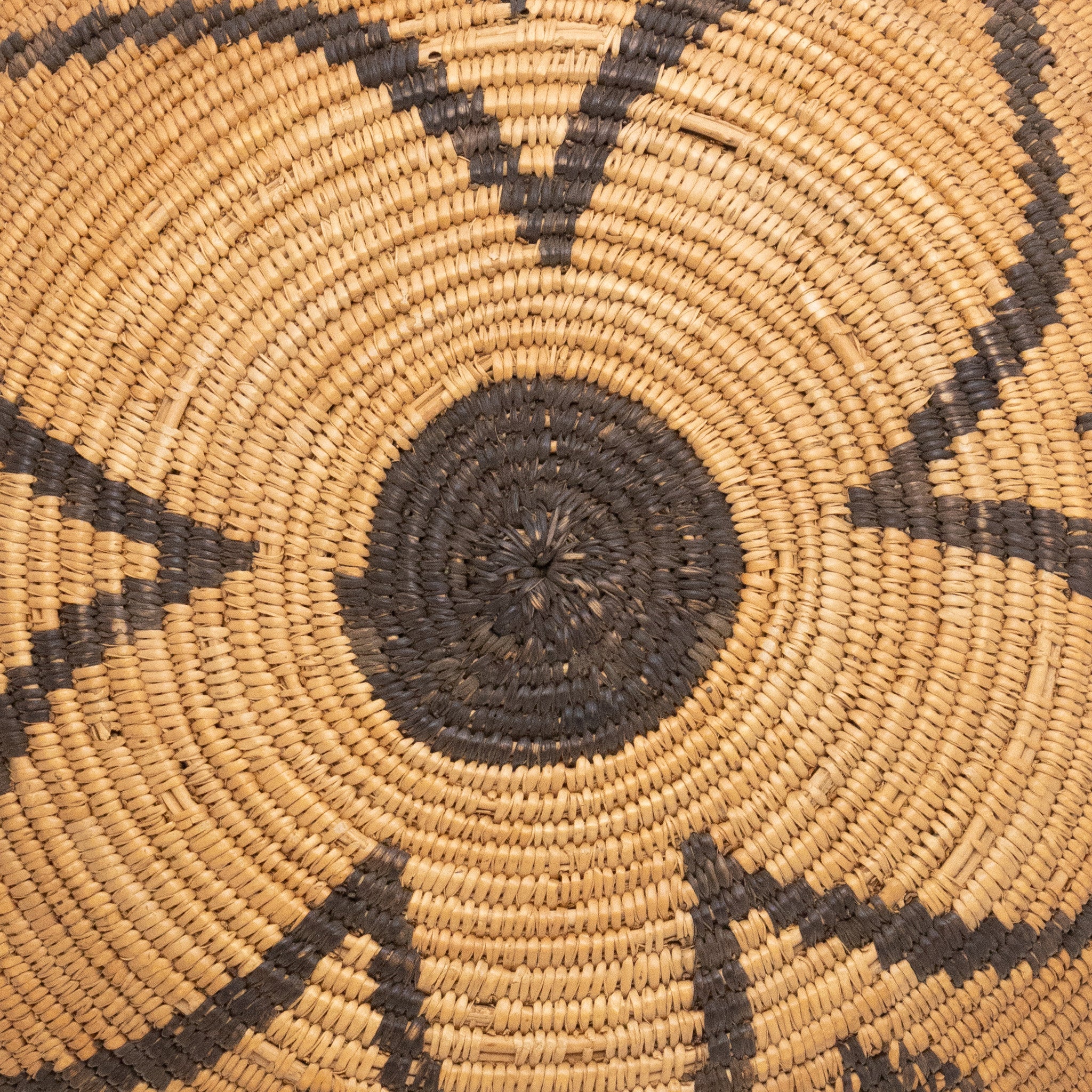 Apache Basket with Flower Design
