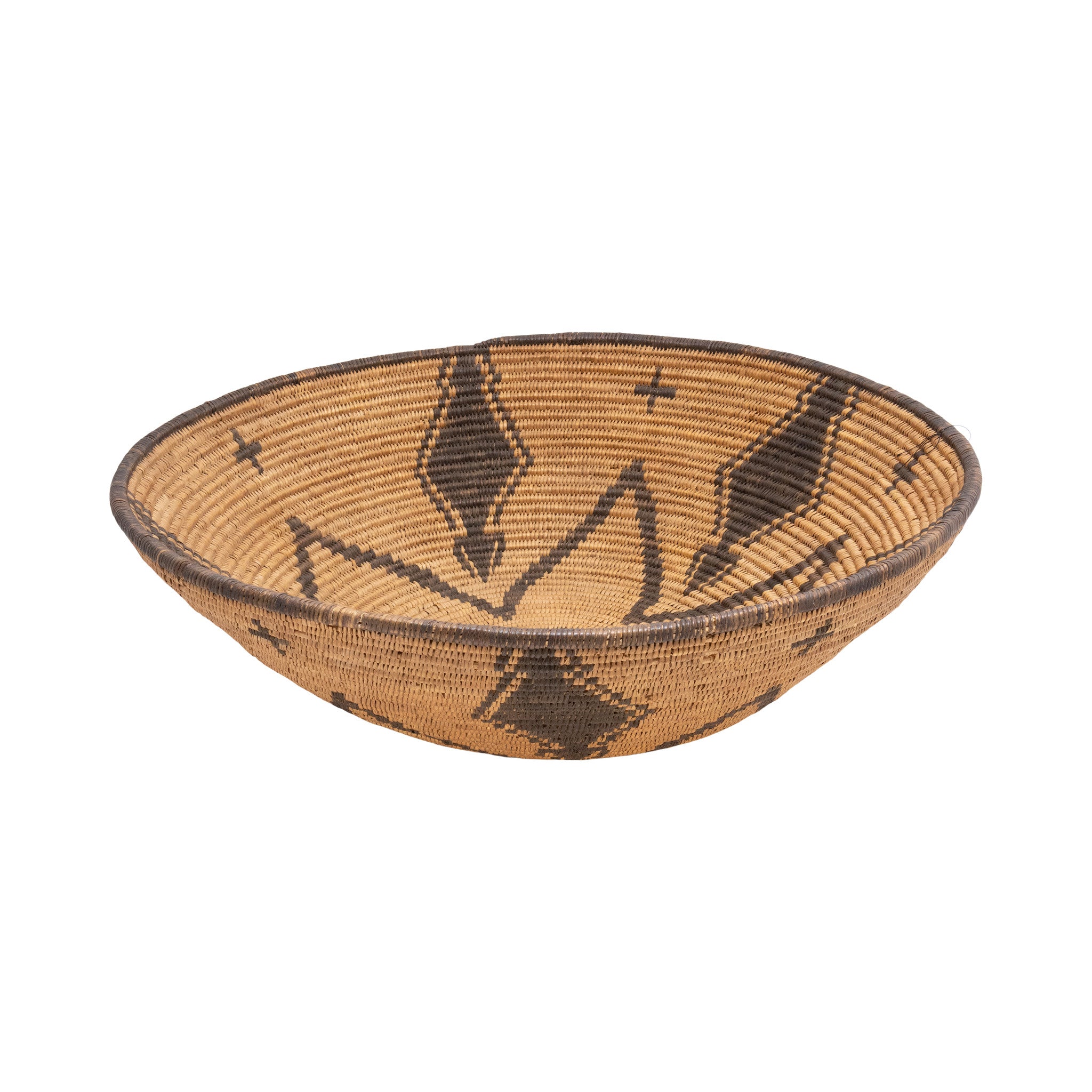 Apache Basket with Flower Design