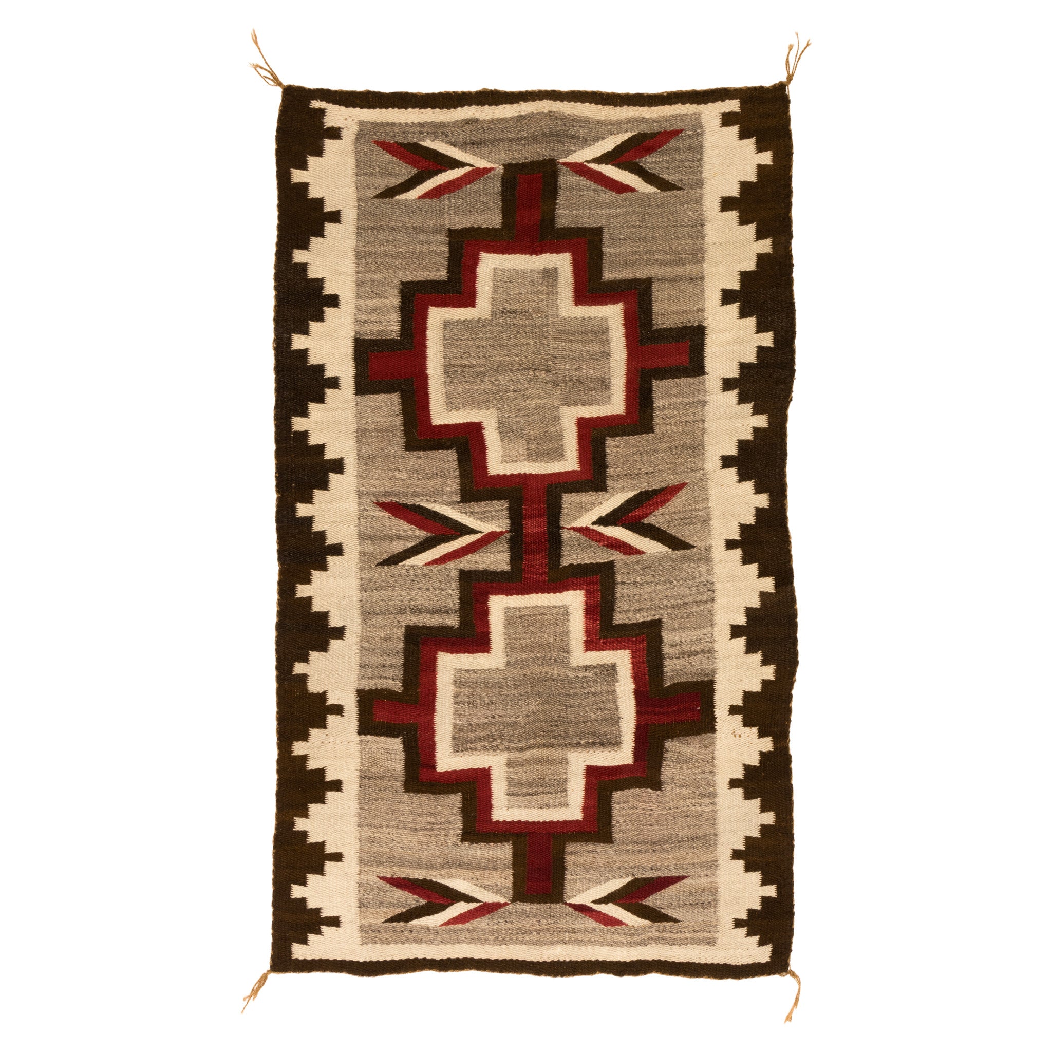 Navajo Ganado Weaving, Native, Weaving, Floor Rug