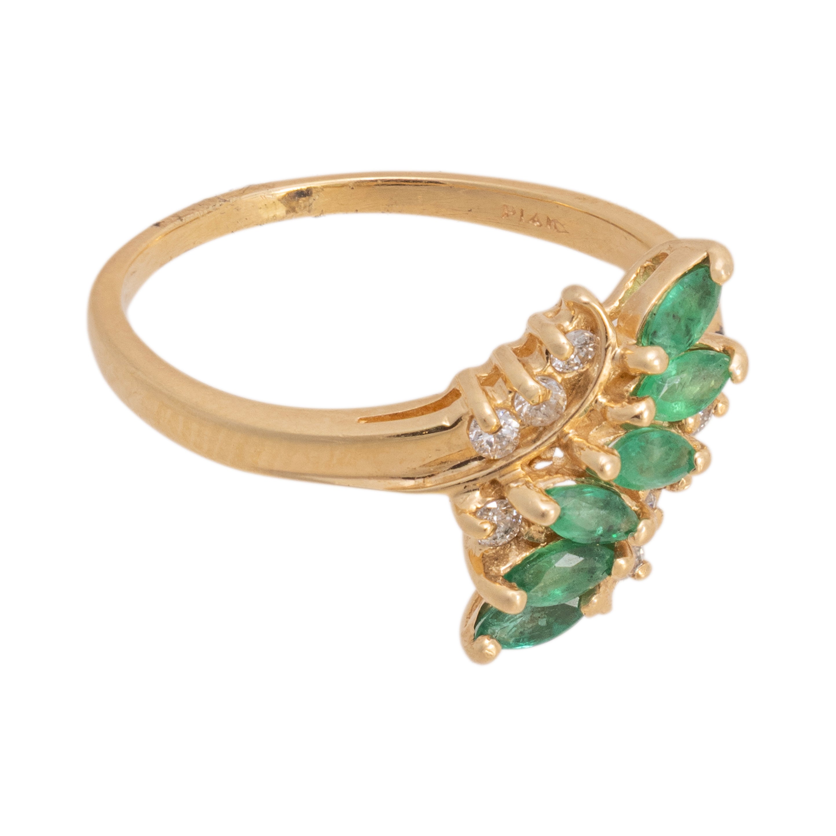 14k Gold Emerald Ring, Jewelry, Ring, Estate