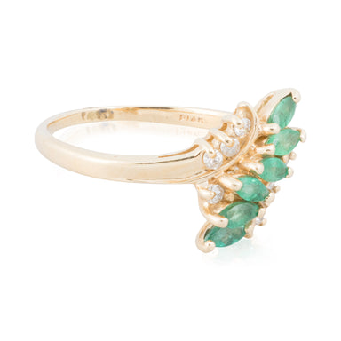 14k Gold Emerald Ring, Jewelry, Ring, Estate