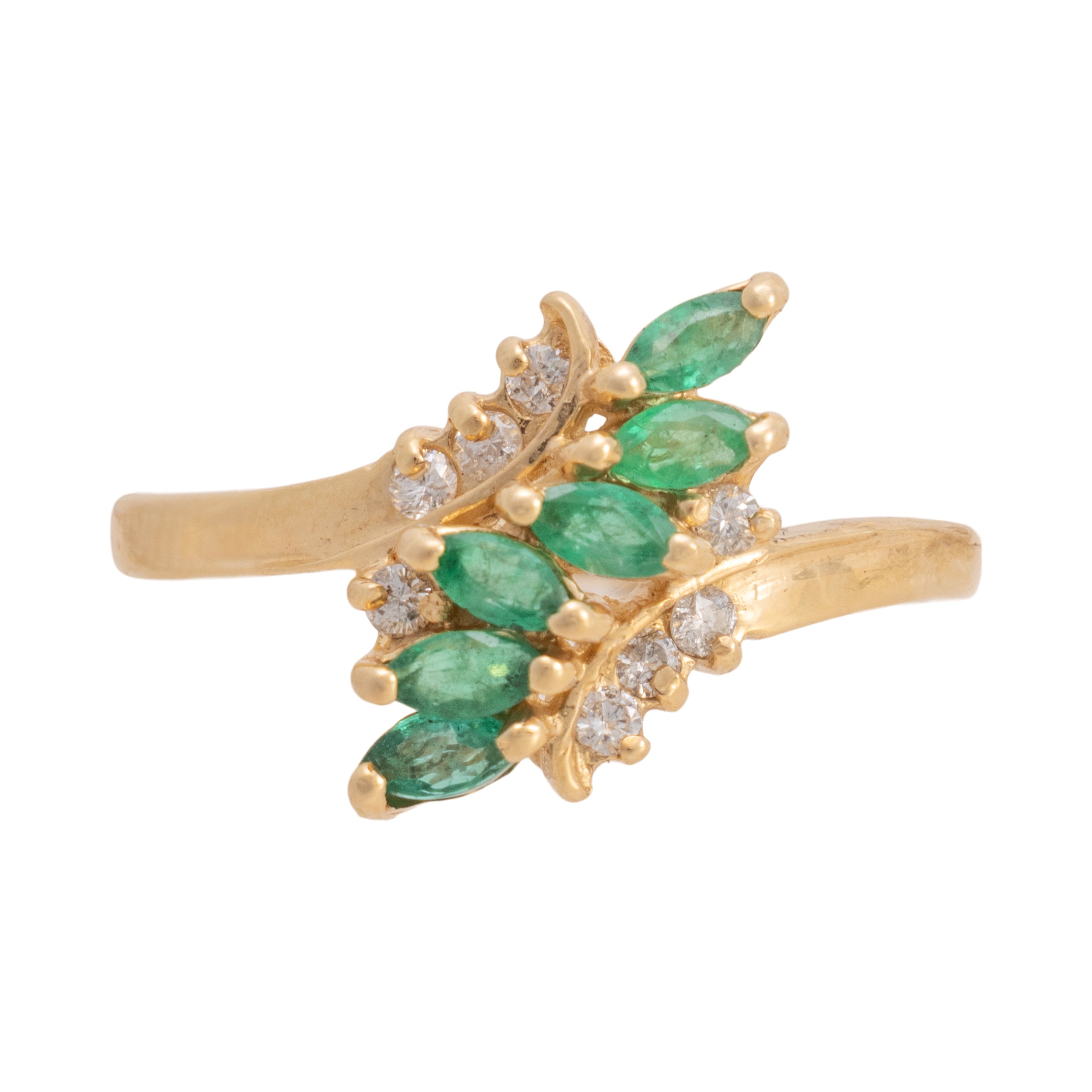 14k Gold Emerald Ring