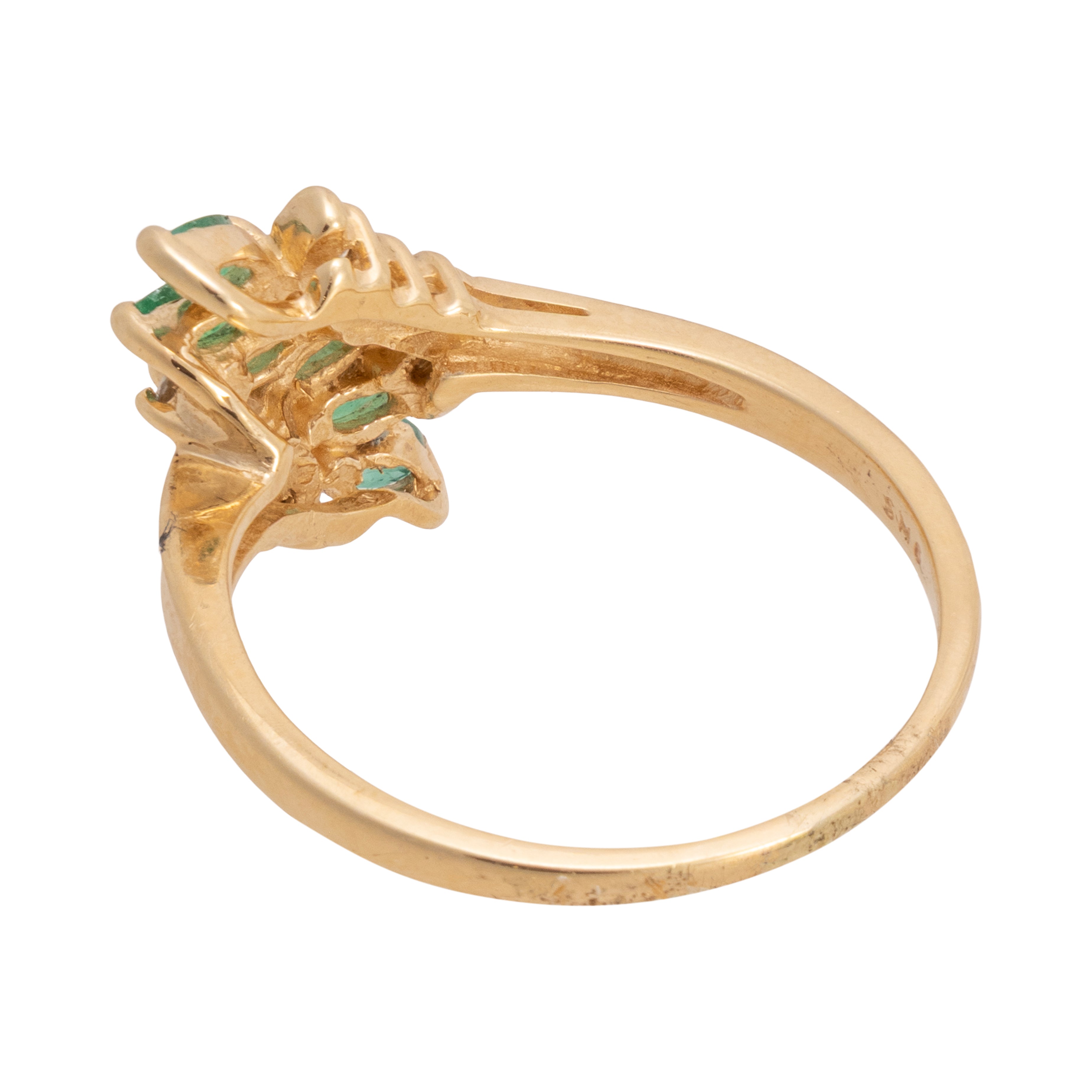 14k Gold Emerald Ring