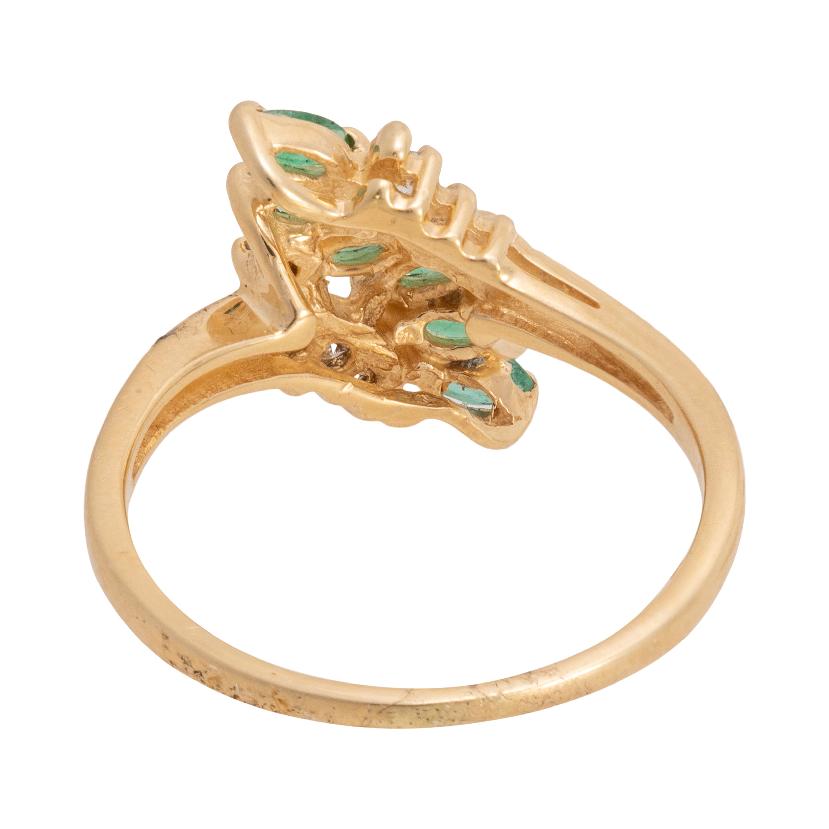 14k Gold Emerald Ring
