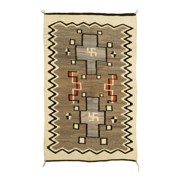 Old Style Crystal Navajo, Native, Weaving, Floor Rug