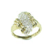 10k Gold Ornate Diamond Ring, Jewelry, Ring, Estate
