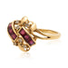 14k Gold Diamond and Ruby Ring, Jewelry, Ring, Estate