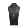 Turquoise, Coral and Bear Claw Necklace