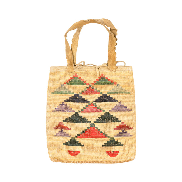 Nez Perce Corn Husk, Native, Basketry, Corn Husk