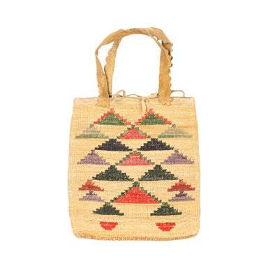 Nez Perce Corn Husk, Native, Basketry, Corn Husk