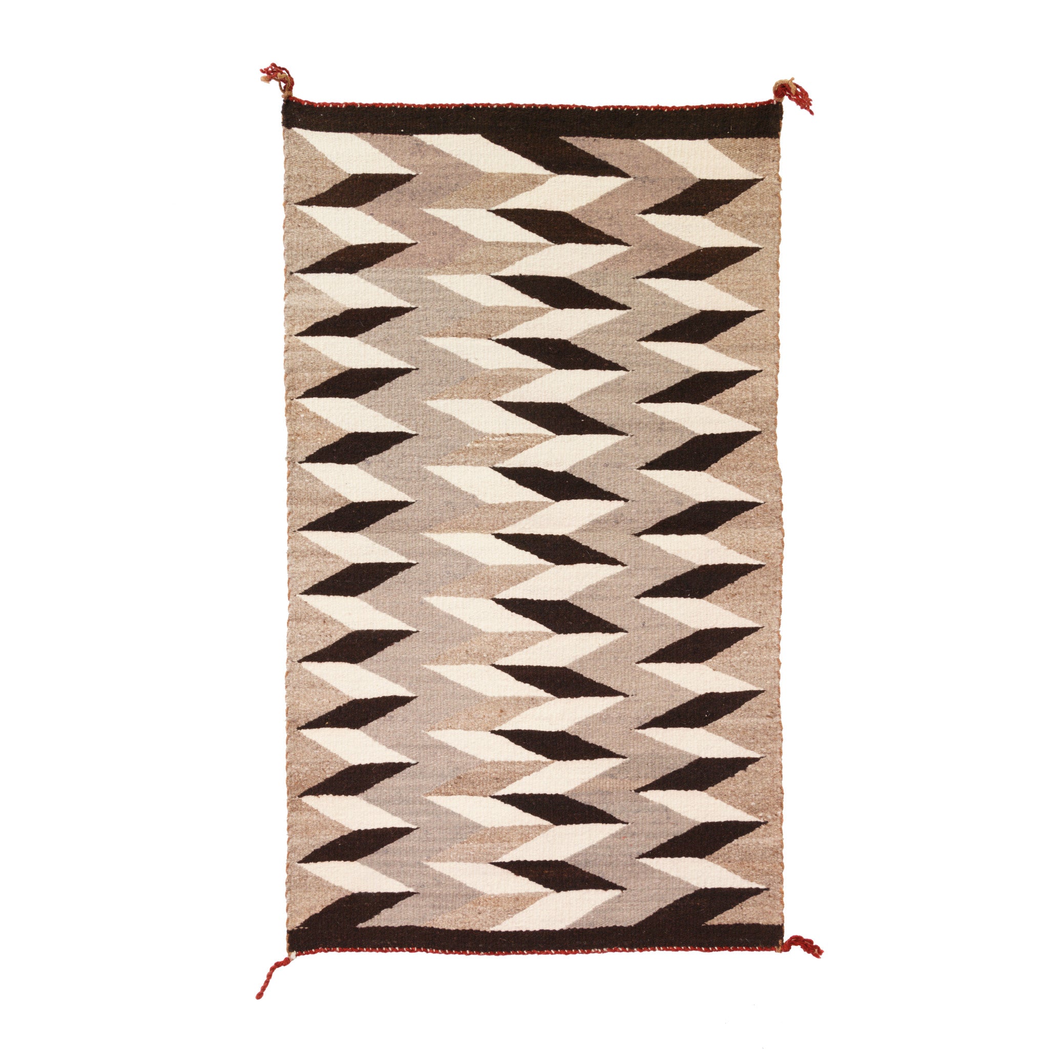 Navajo Crystal Double Saddle, Native, Weaving, Double Saddle Blanket