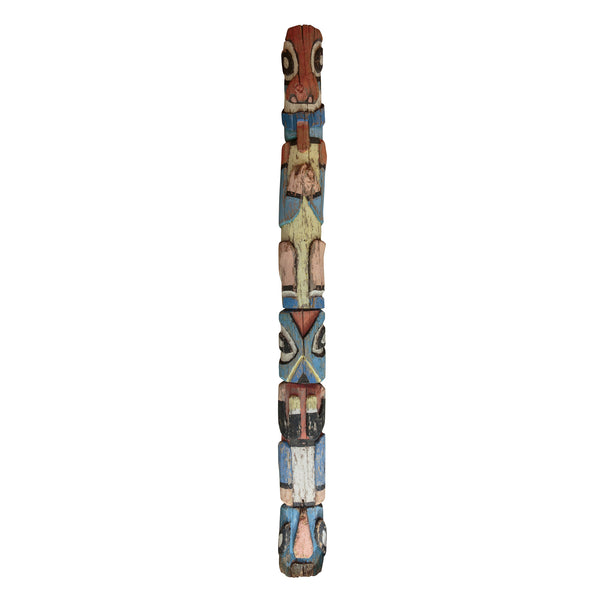 Alaskan Totem, Native, Carving, Totem Pole