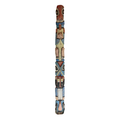 Folk Totem Pole, Native, Inspired Art, Totem
