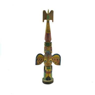 Tsimshian Chief Johnson Totem by Conrad Mather, Native, Carving, Totem Pole