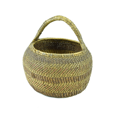 Northwest Coast Carrying Basket, Native, Basketry, Vertical