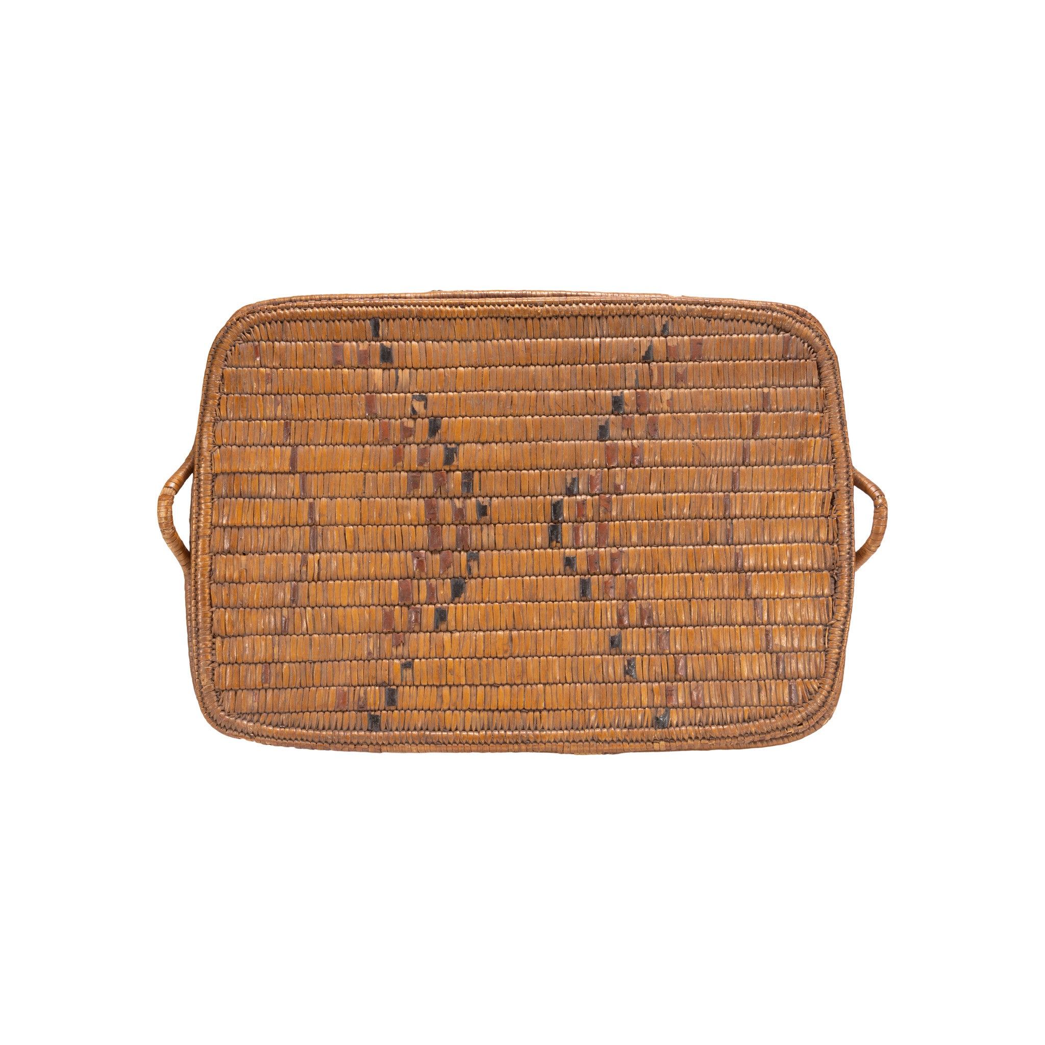 Salish Lidded Basketry Storage Trunk