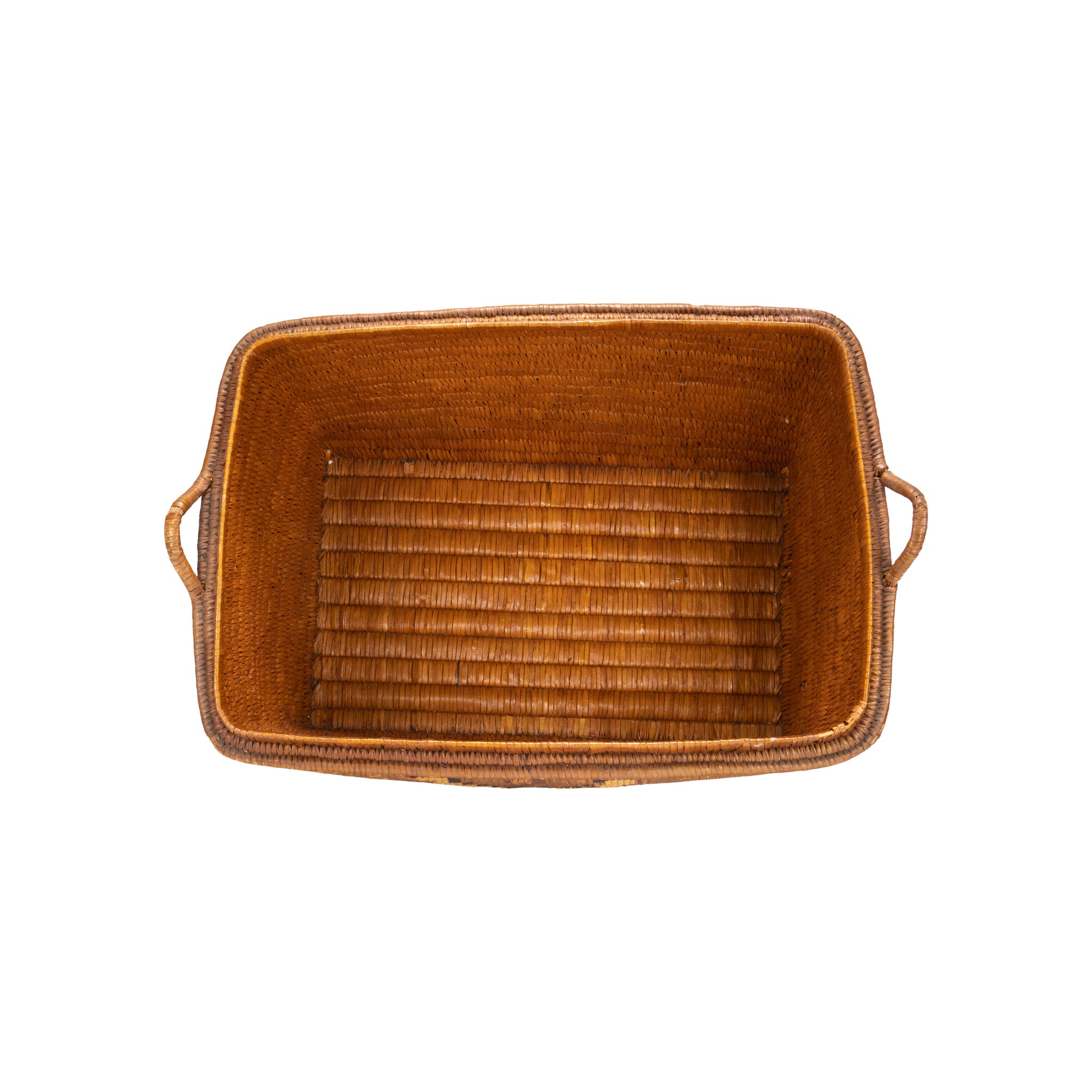 Salish Lidded Basketry Storage Trunk