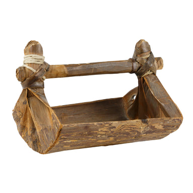 Hand-Carved Bark Canoe Bailer, Western, Fur Trade, Canoe Cup