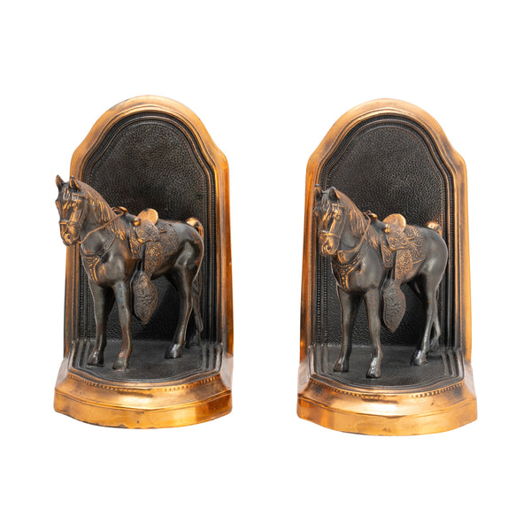 Horse Parade Bookends, Furnishings, Decor, Bookend