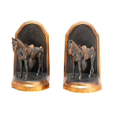 Horse Parade Bookends, Furnishings, Decor, Bookend