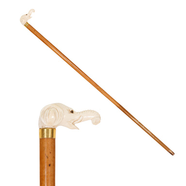 Elephant Handle Walking Cane, Furnishings, Decor, Cane