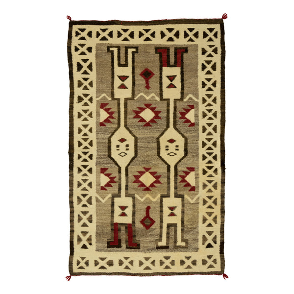 Navajo Pictorial, Native, Weaving, Floor Rug
