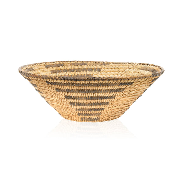 Pima Basketry Bowl, Native, Basketry, Vertical