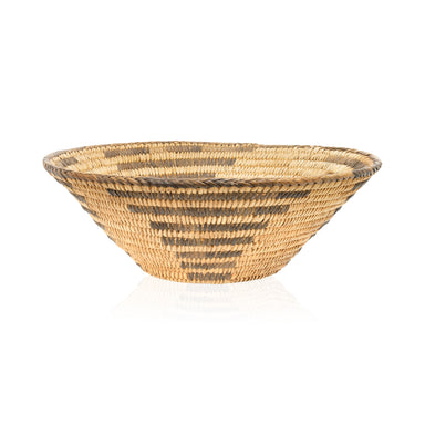 Pima Basketry Bowl, Native, Basketry, Vertical