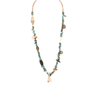 Beaded Shell Necklace, Jewelry, Necklace, Native