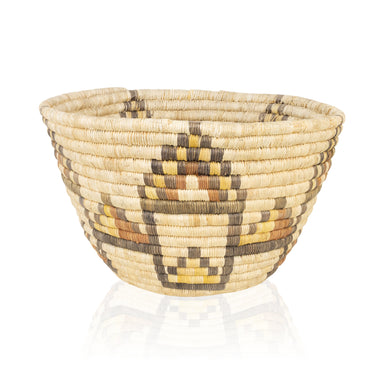 Hopi Basketry Bowl, Native, Basketry, Vertical