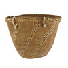 Partially Imbricated Klickitat Basket, Native, Basketry, Vertical