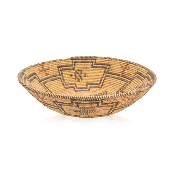 Apache Poolchyome Tray, Native, Basketry, Plate