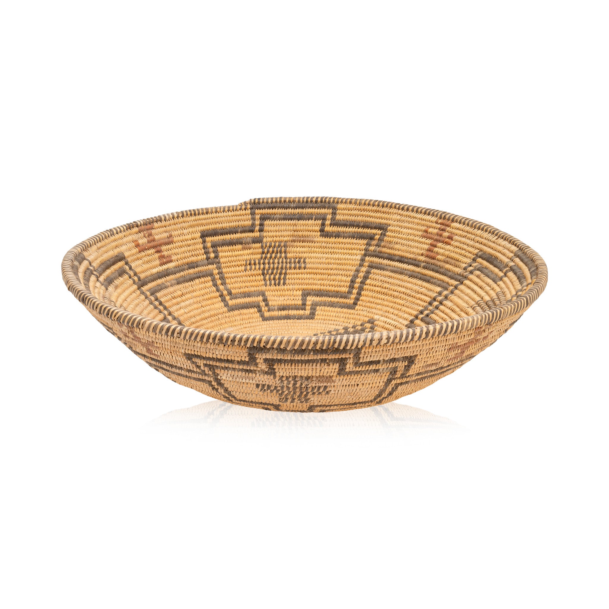 Apache Poolchyome Tray, Native, Basketry, Plate