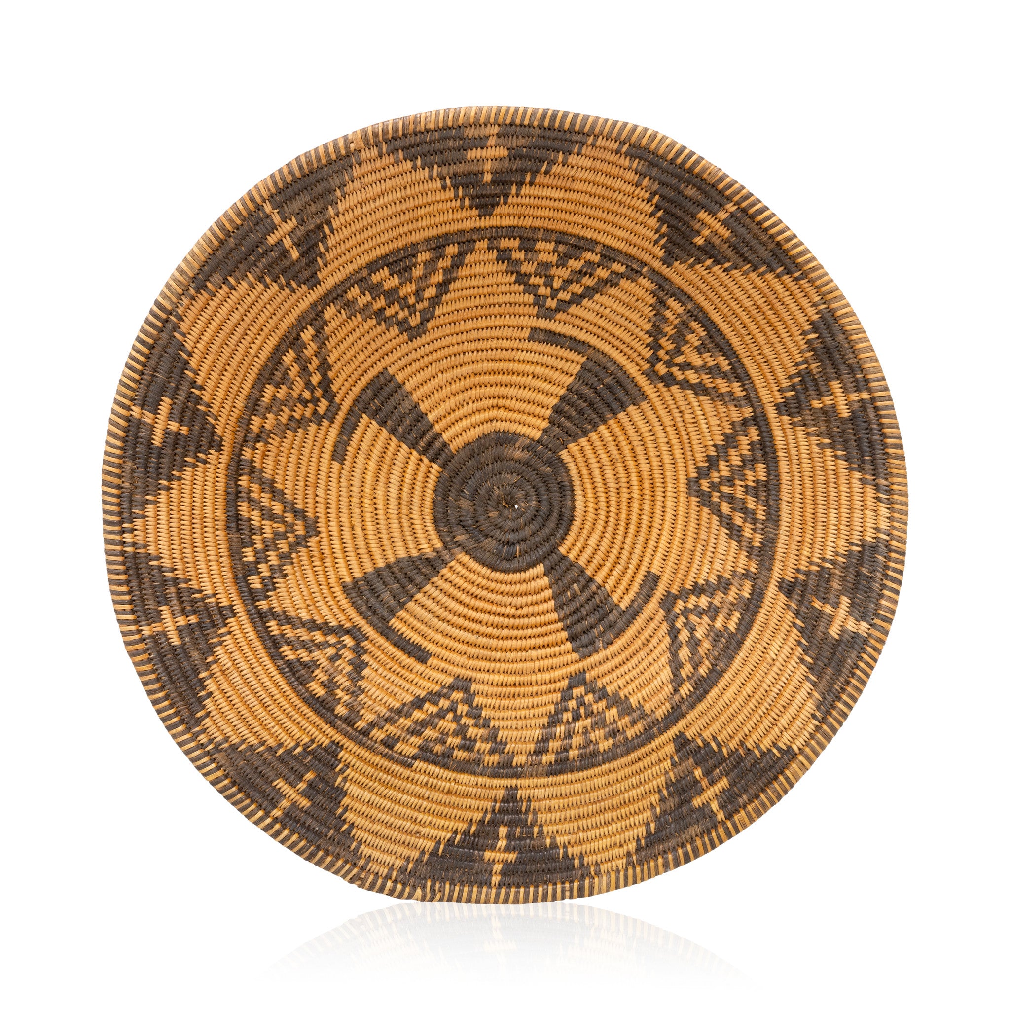Apache Basketry Tray, Native, Basketry, Plate