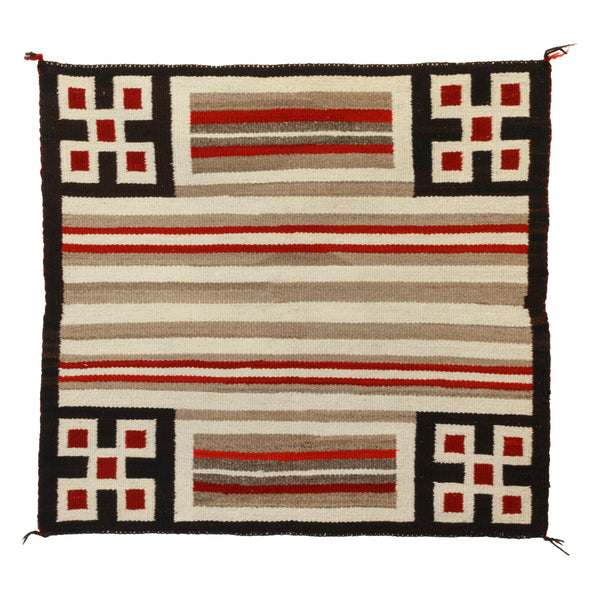 Navajo Single Saddle, Native, Weaving, Single Saddle Blanket