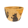 Pictorial Mission Basket, Native, Basketry, Vertical