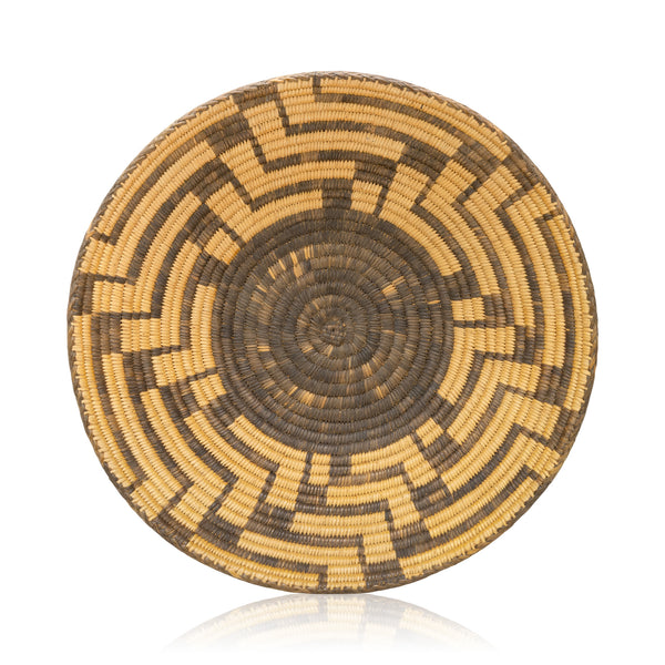 Pima Basketry Tray, Native, Basketry, Plate