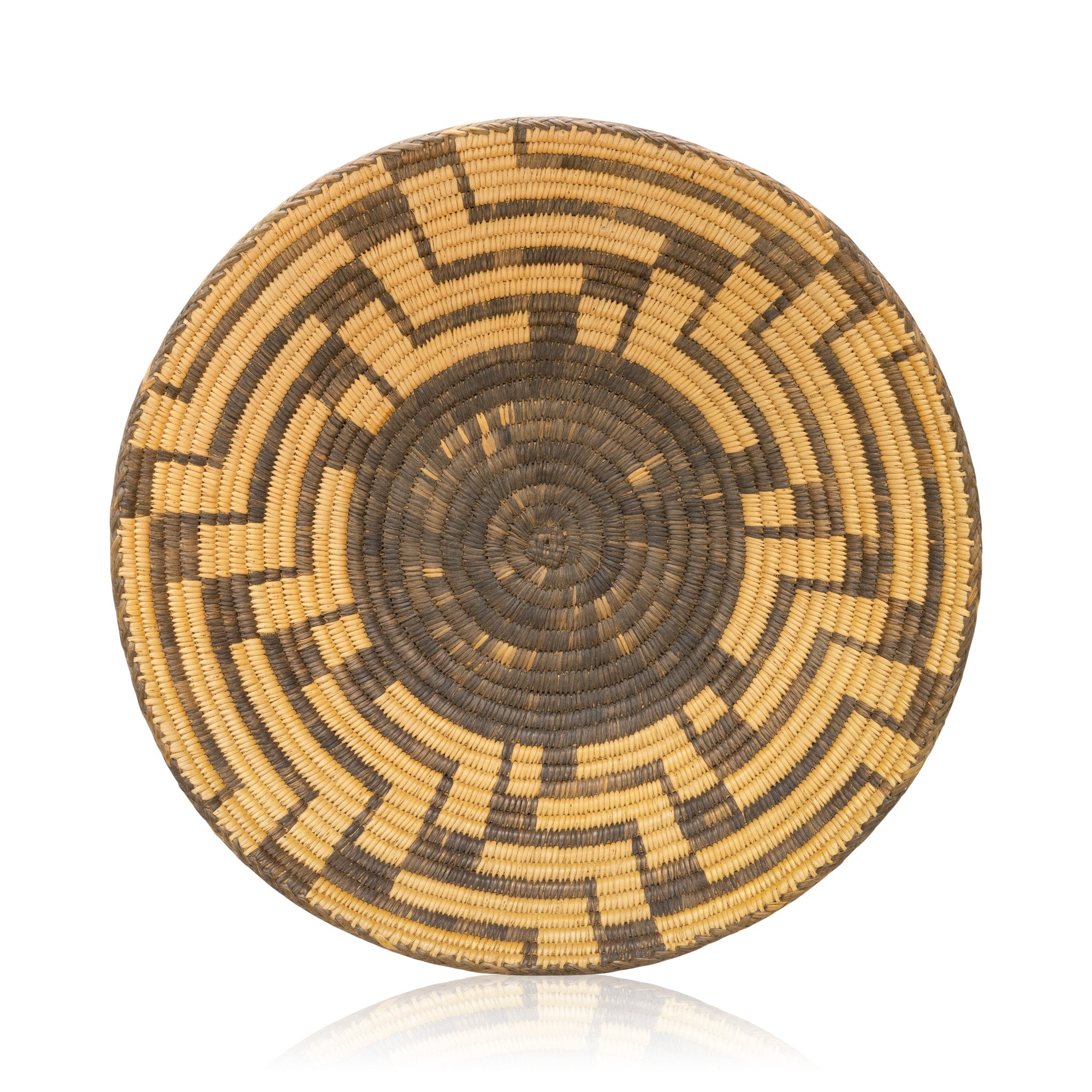 Pima Basketry Tray, Native, Basketry, Plate