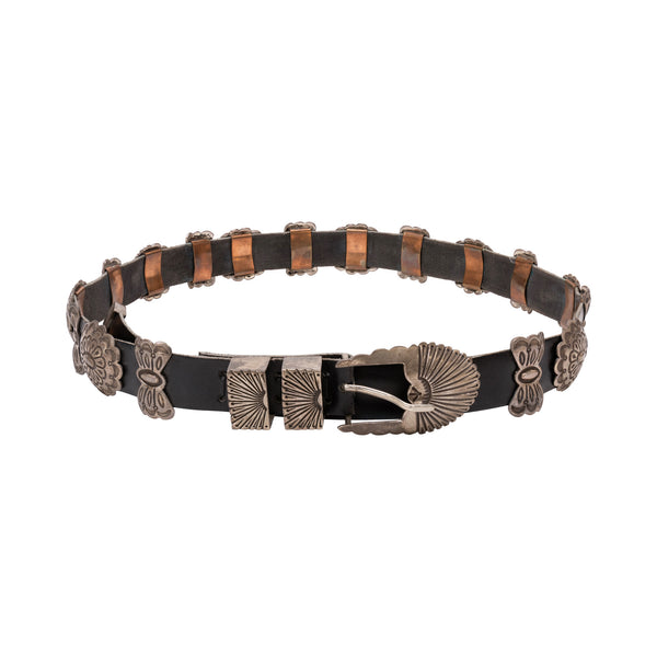 Sterling Silver Concho Belt, Jewelry, Belt, Native