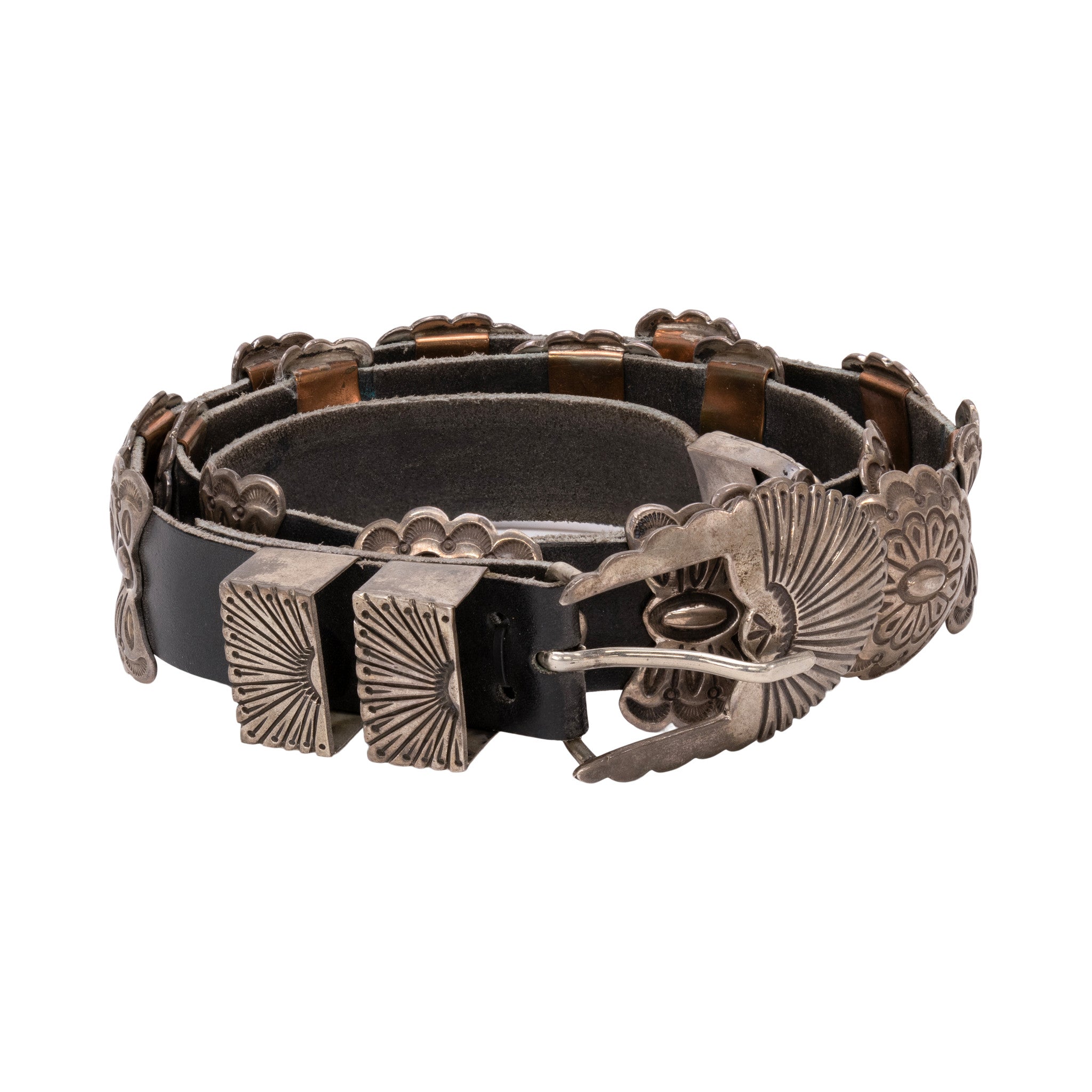 Sterling Silver Concho Belt