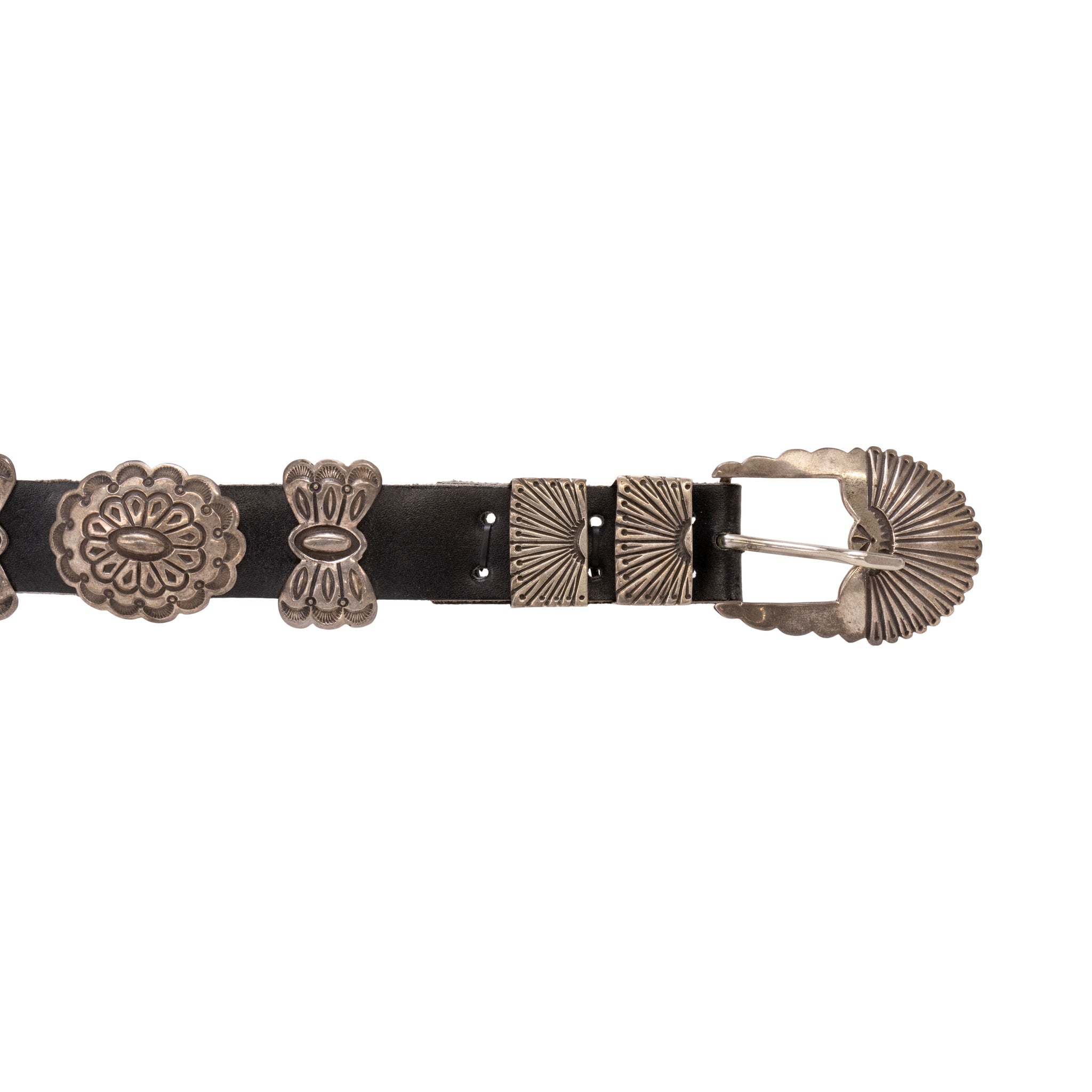 Sterling Silver Concho Belt