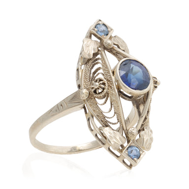 14k Gold Sapphire Ring, Jewelry, Ring, Estate