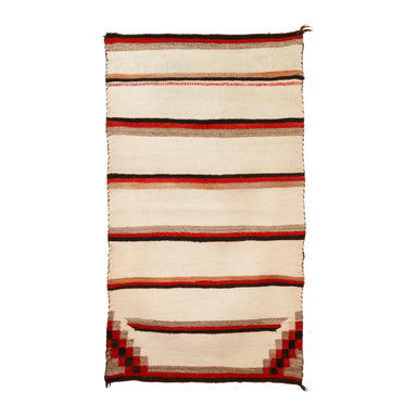 Navajo Double Saddle, Native, Weaving, Double Saddle Blanket