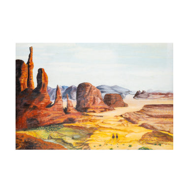 Monument Valley by W. Leigh, Fine Art, Painting, Western