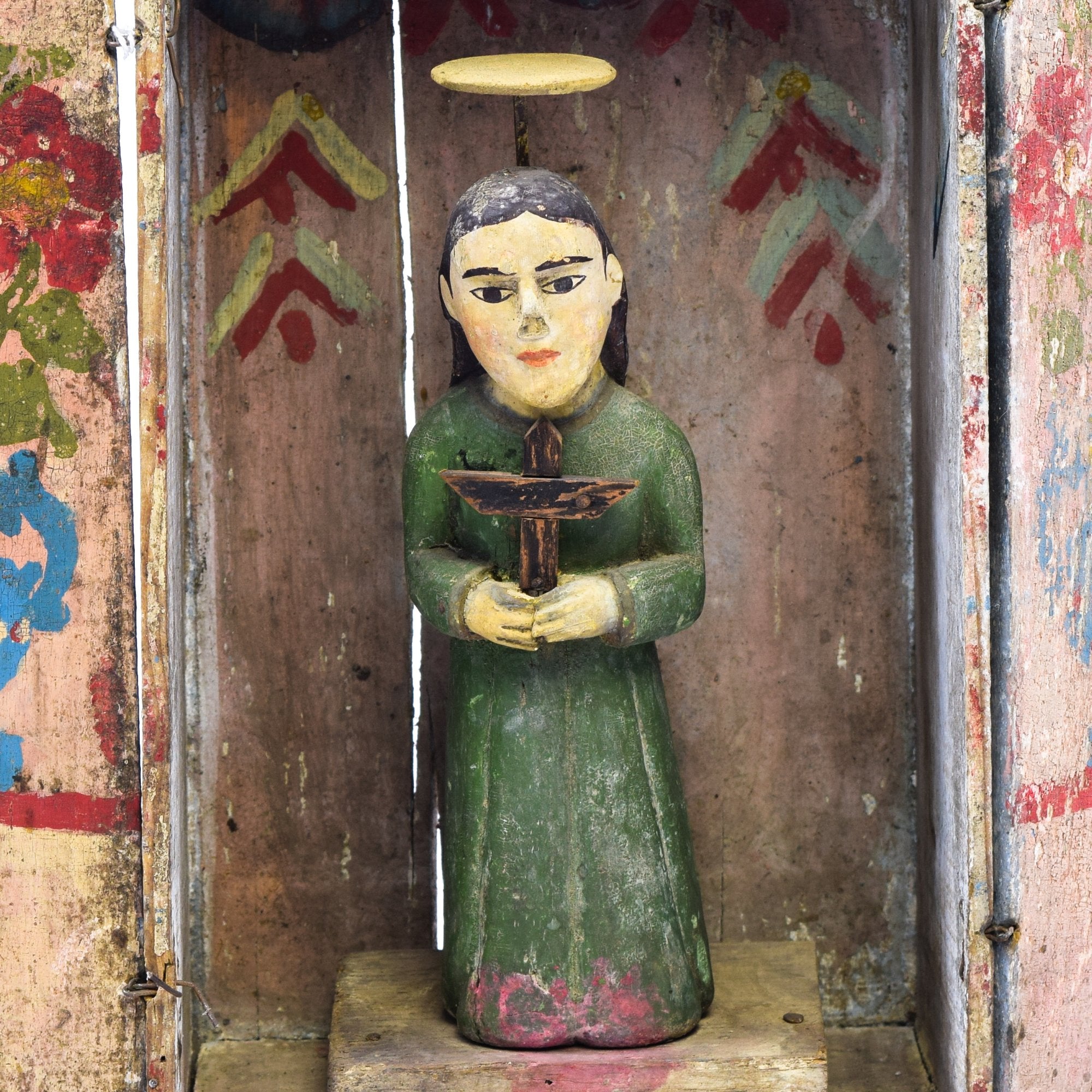 Hand Carved Santo