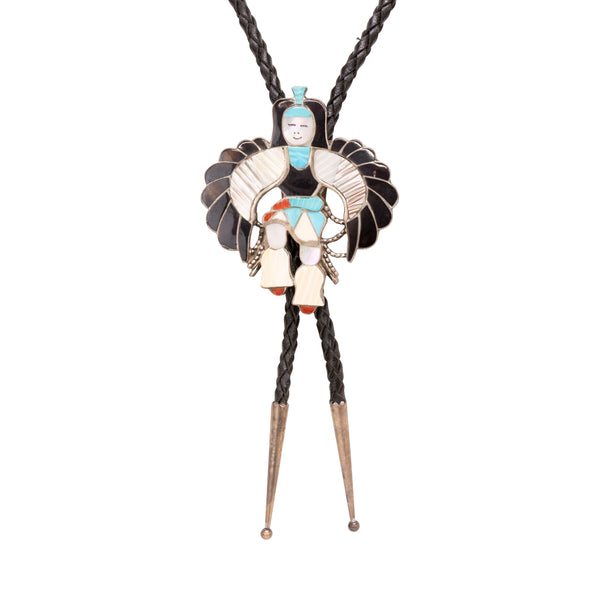 Zuni Eagle Dancer Bolo, Jewelry, Bolo Necktie, Native