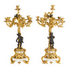 French Gilded Candelabras, Furnishings, Decor, Candle Holder