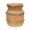 Pima Beaded Basket, Native, Basketry, Vertical
